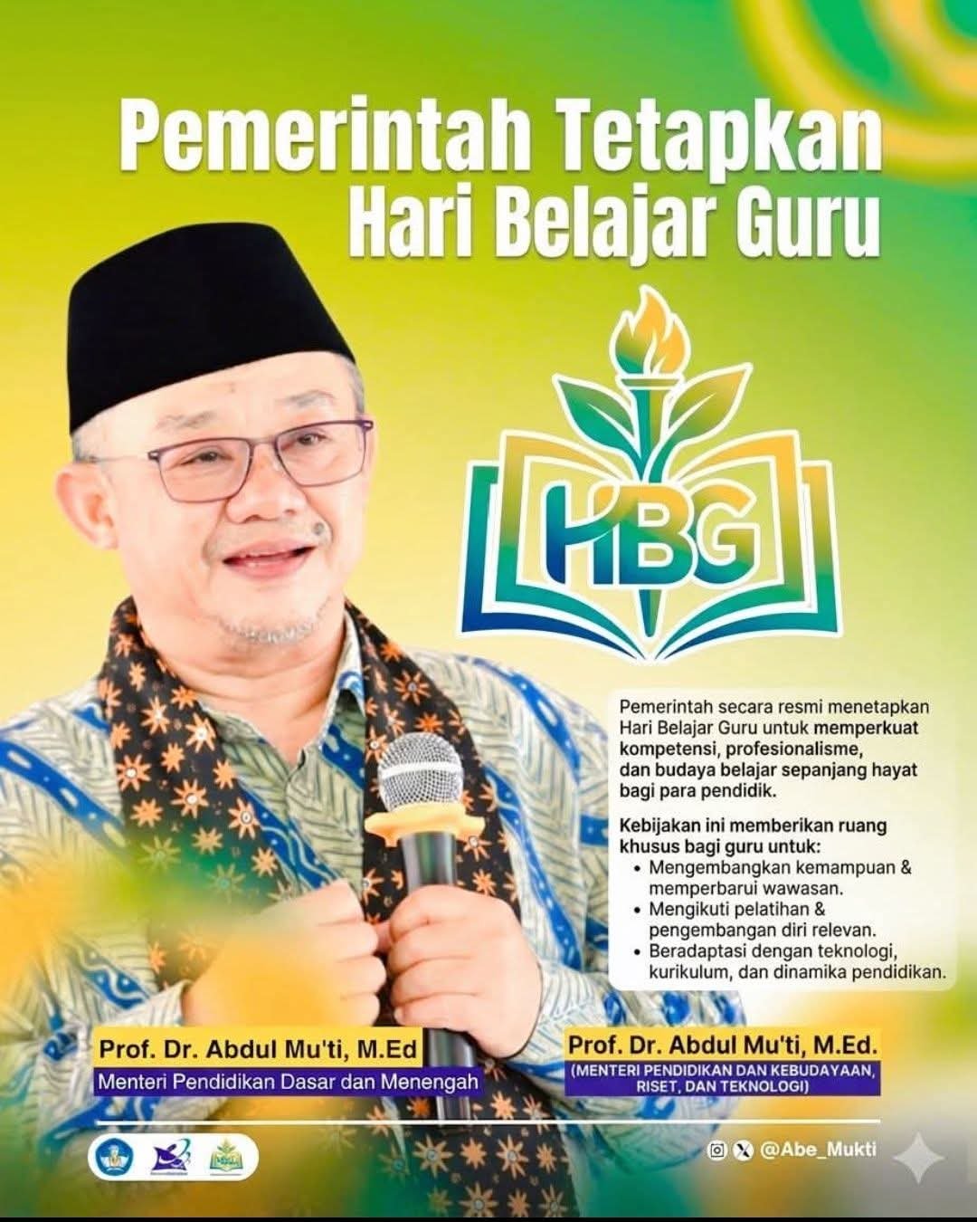 Iklan Guru Belajar Disdakmen 2026